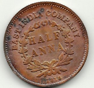 Radhe Krishna1818 eic - half anna back