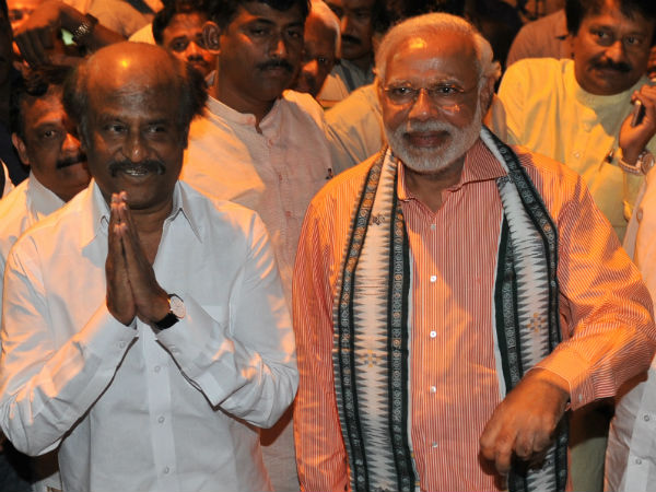 rajini and modi- over a cup of tea