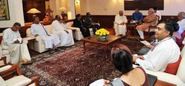 prime minister with tna leaders