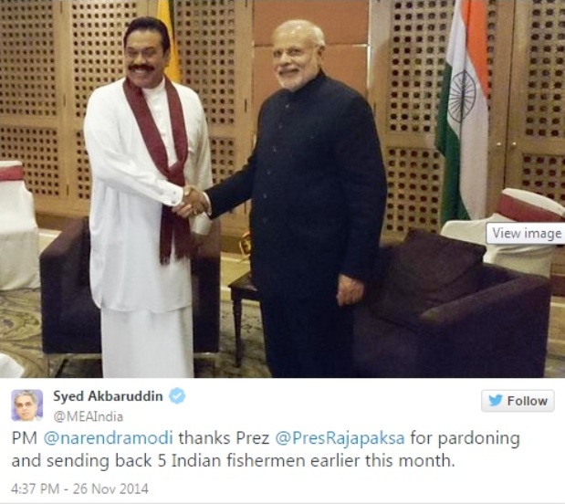 rajabakse and modiji at saarc meet-2