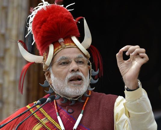 modiji in kohima-nagaland