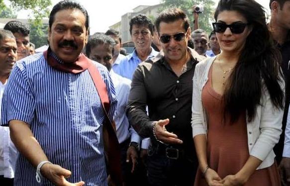 salman with rajabakse