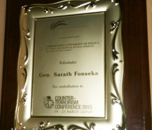 award to fonseka