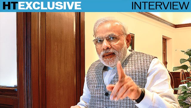 ht interview with modiji