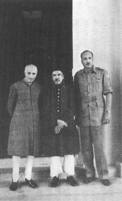 nehru -nizam and jn choudhry
