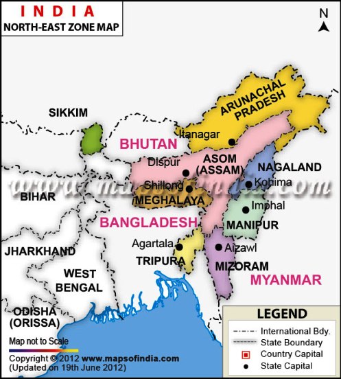 india-northeast-zone-map