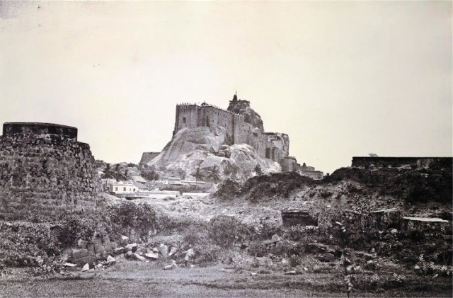Tiruchirapalli-Rock-Fort,-1858
