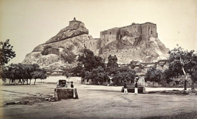 Tiruchirapalli-Rock-Fort,-1869