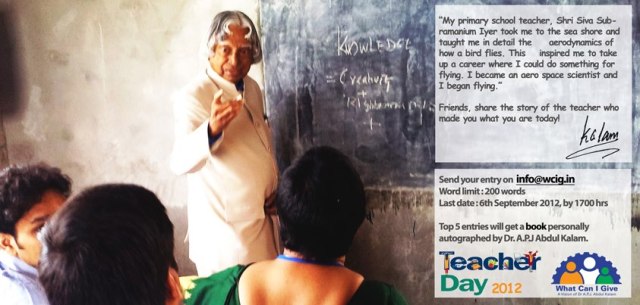 kalam sir as a teacher