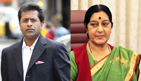 lalit with sushmaaji