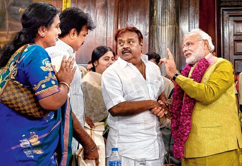 vijaykanth and modiji