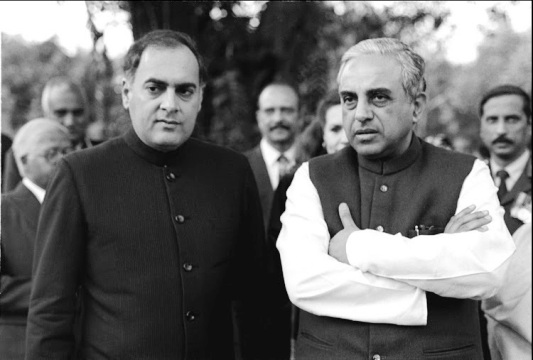 Swamy_and_Rajiv_Gandhi 3x2 via Wiki by Swamy
