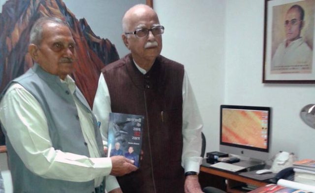 advani with the author